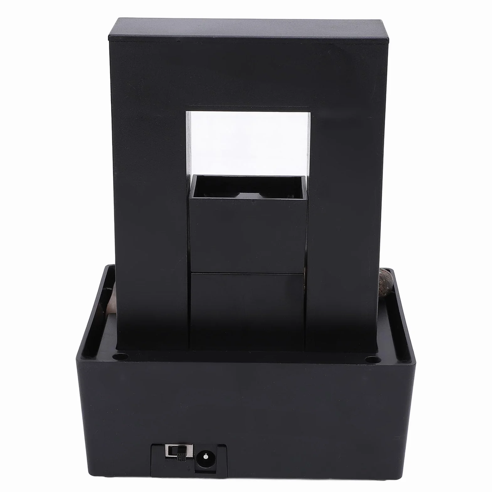 Generic Fontana Decorativa per Interni, Fontana da Tavolo con Luce a LED e Ciottoli Lucidati, per la Camera da Letto del Soggiorno Dell'ufficio Domestico