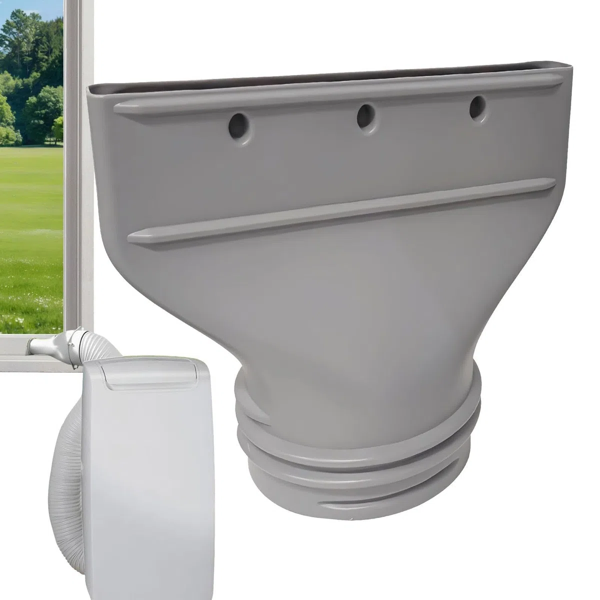 Adattatore Per Tubo Di Scarico Condizionatore Portatil, 130 Mm/150 Mm, Tubo Climatizzatore Portatile, Facile Da Installare, Compatibile Con Uscita Finestra Domestica