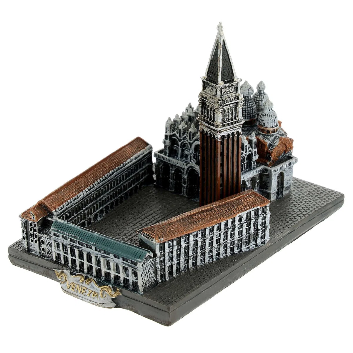 Holyart Riproduzione Piccola Piazza San Marco Venezia 8x10x6 cm