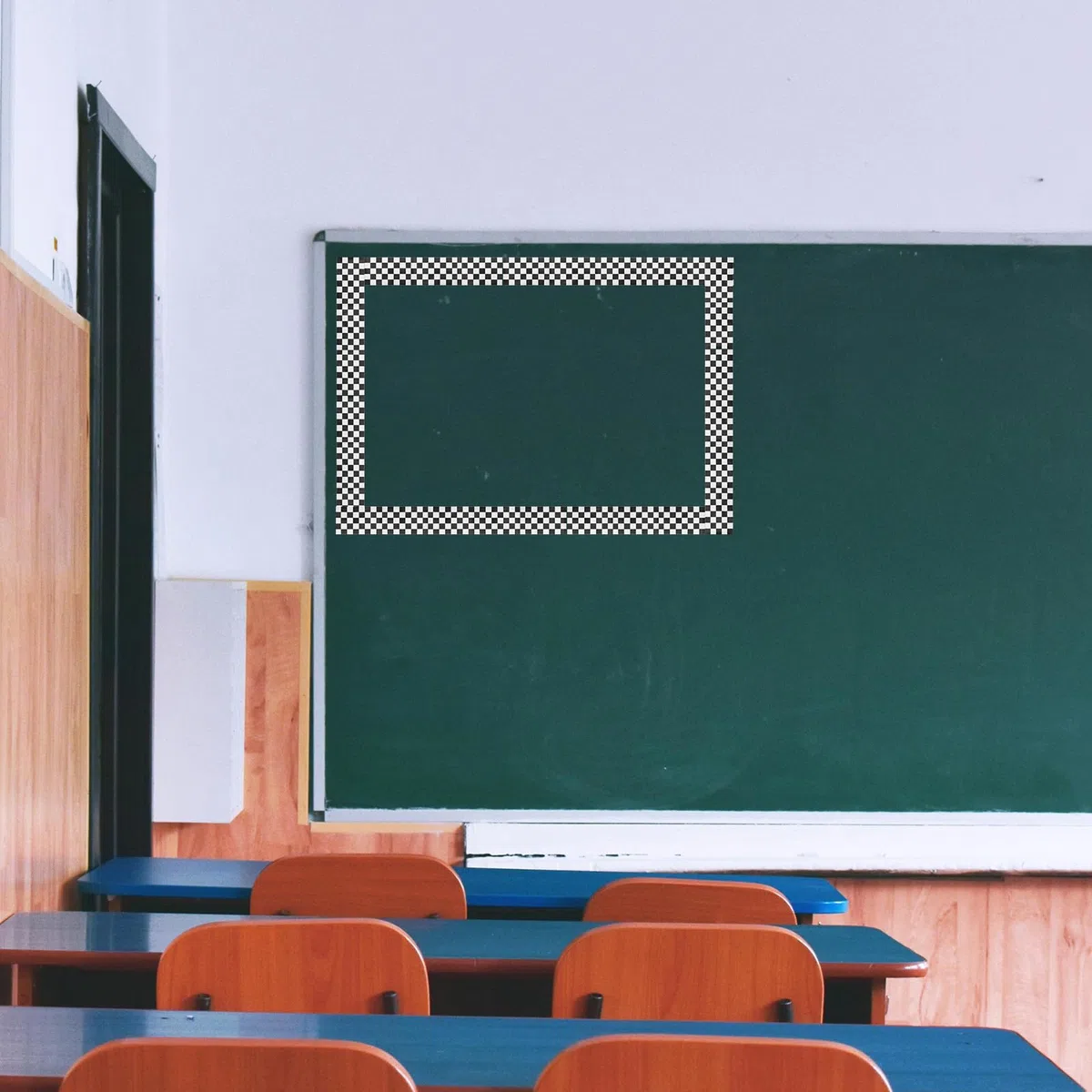 Rotolo di Bordi Adesivi per Bacheca a Neri in Carta D'arte Design Autoadesivo per Decorazione Aula e Pareti Lavagna