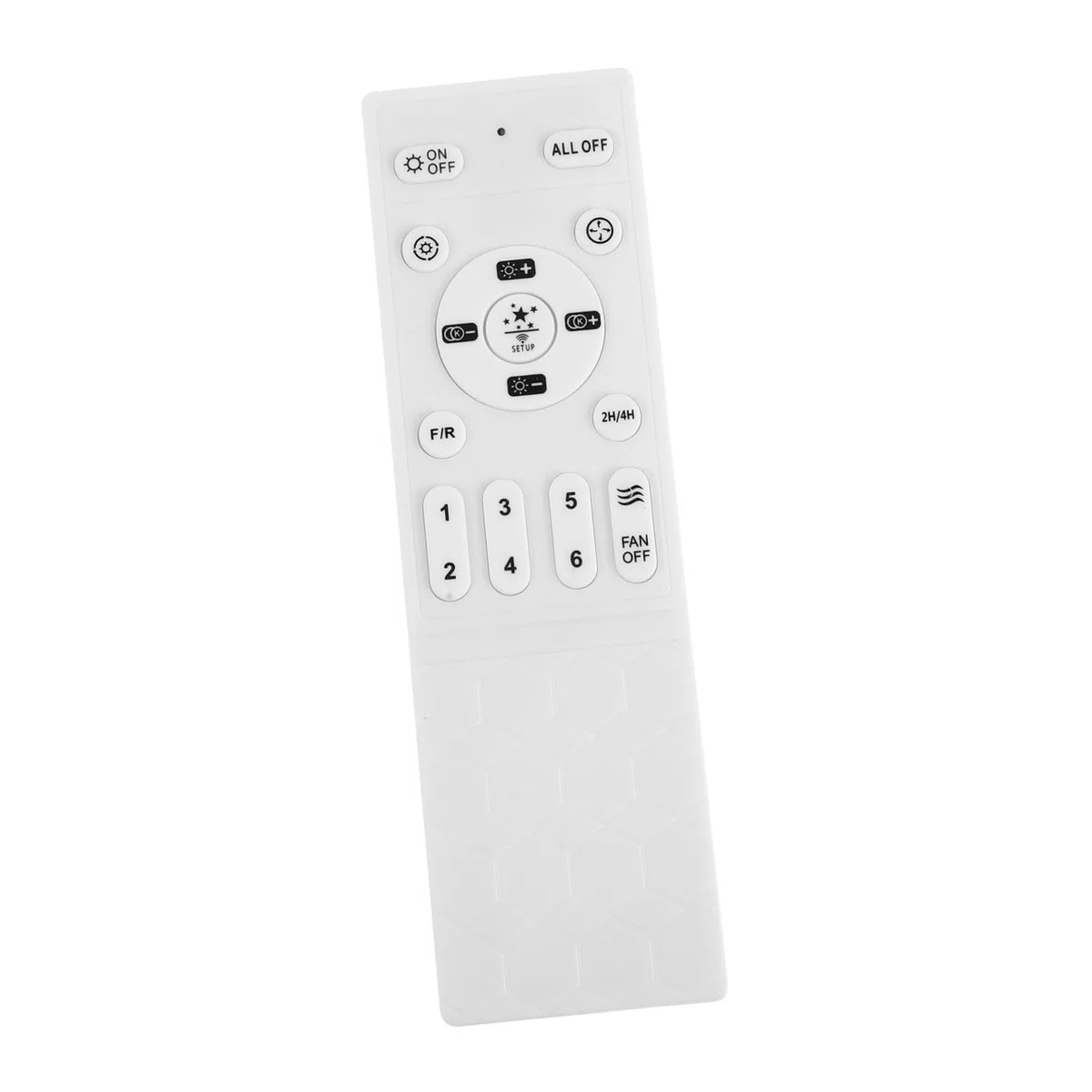 Toddmomy Telecomando Wireless Controllo della Velocità e Regolazione della Luce per Ventilatore da Soffitto Plastica Bianca, per Creare Un'ambiente in Camera da Letto