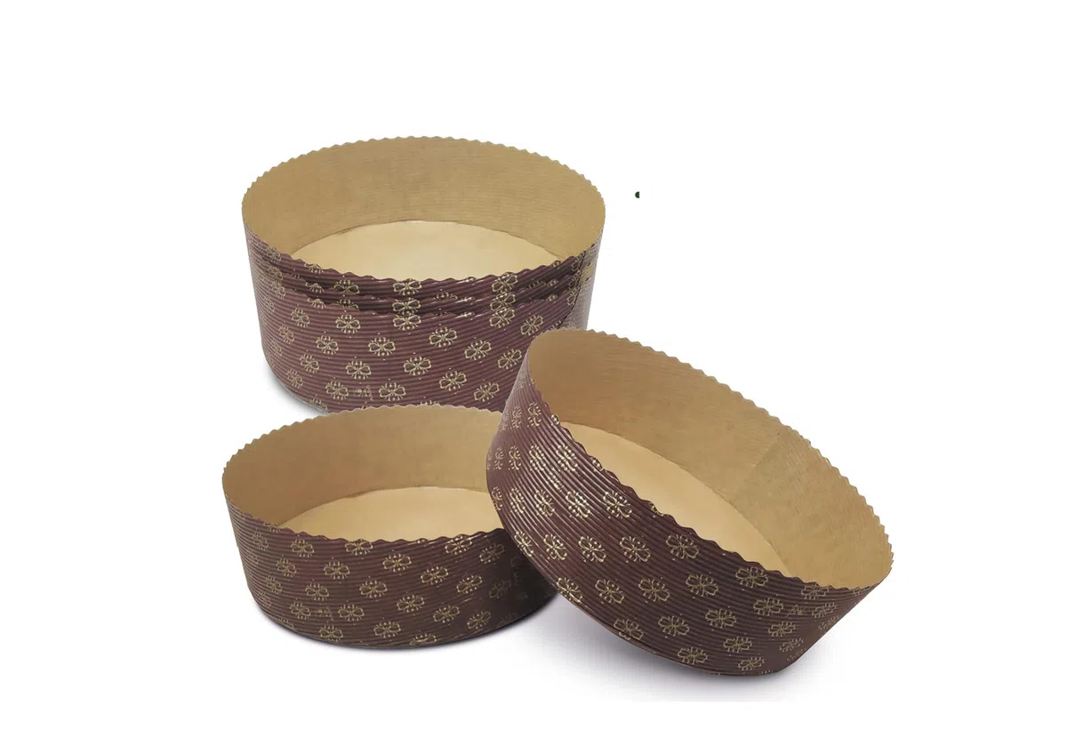 SET PREPARAZIONE PANETTONE 7 FORME PANETTONE DA 1 KG + 1 SPILLONE PANETTONE 52 CM + 1 AROMA PANETTONE + 10 BUSTE
