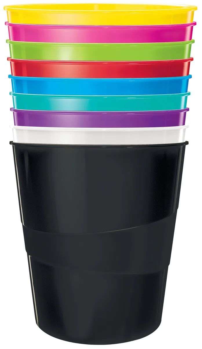 Leitz Cestino gettacarte WOW 15l, Nero, Polistirene, 15 Litri