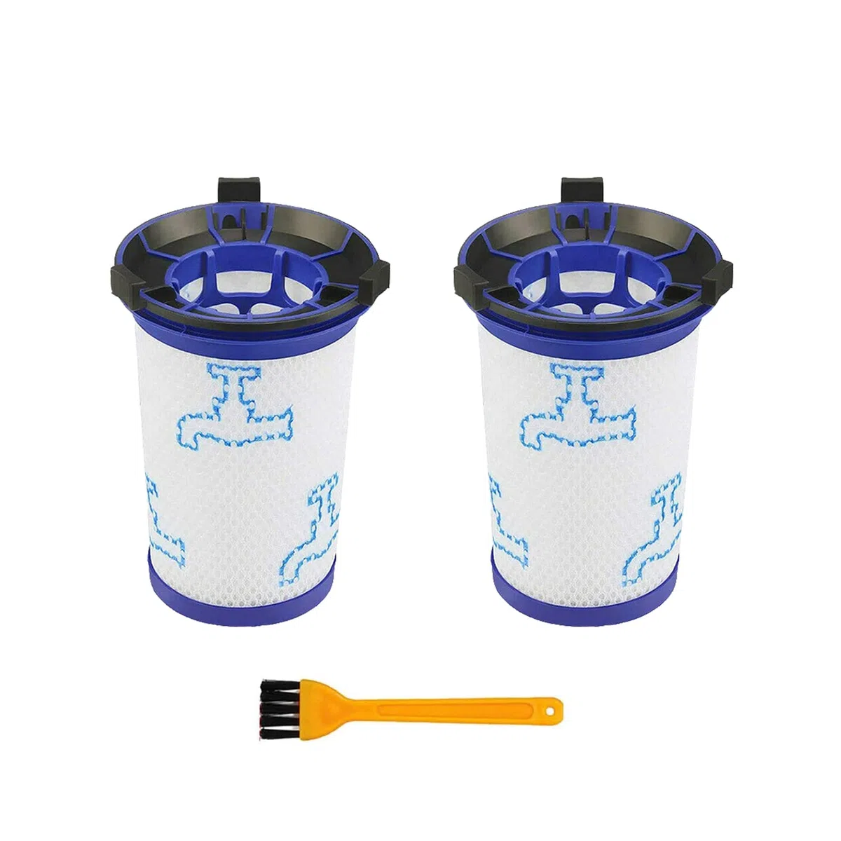 Filtri di Ricambio per Rowenta Air Force 360 RH9037 RH9038 RH9039 RH9051WO RH9057WO RH9086WO Aspirapolvere (in Alternativa a ZR009001) (2 x filtries + 1x spazzola per la pulizia gratuita.)