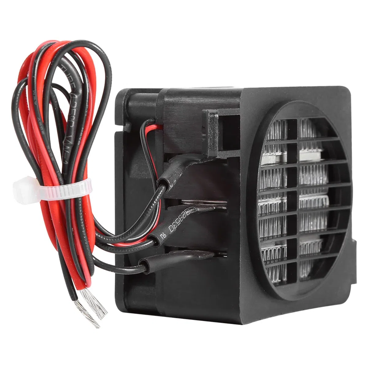 Fdit Riscaldatore PTC, Elemento Riscaldante 12V/24V 180W/300W con Ventola per Umidificatore Dell'aria Condizionata 60x60mm Riscaldatore Automobilistico (12V 150W)