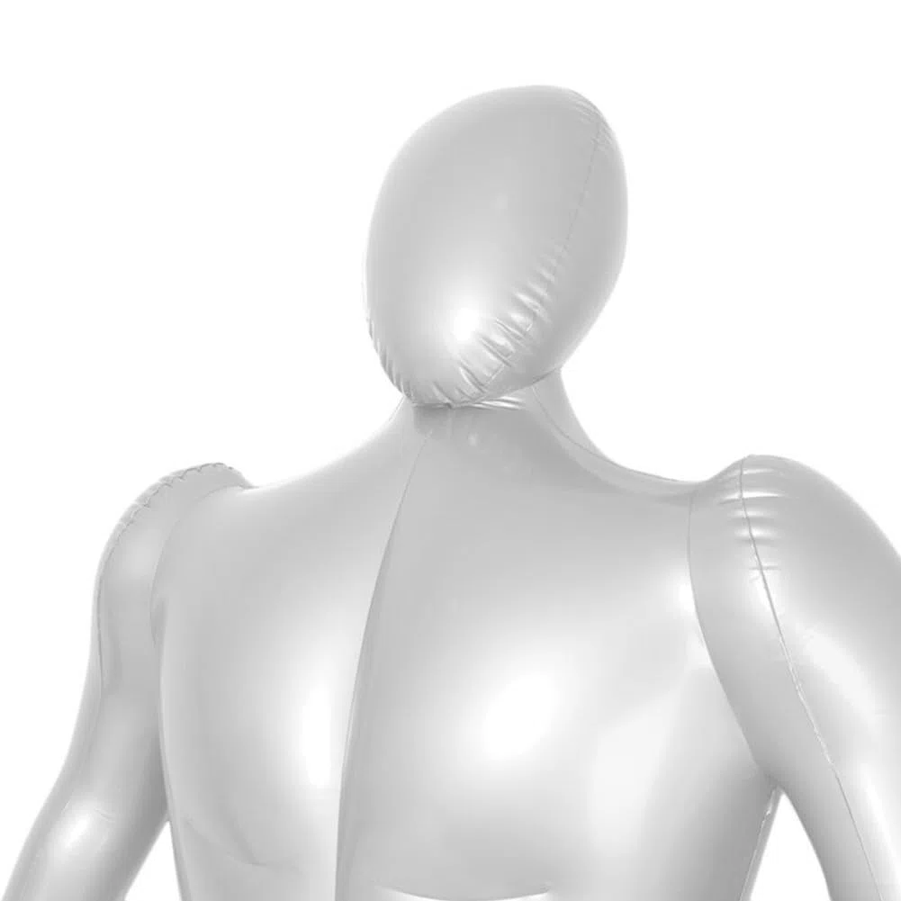 Eawfgtuw Manichino Gonfiabile Maschile a Corpo Intero Professionale per Sarto Forma per Vestiti Modello da Esposizione Supporto Altezza Regolabile 168cm per Negozio di Abbigliamento Esposizione