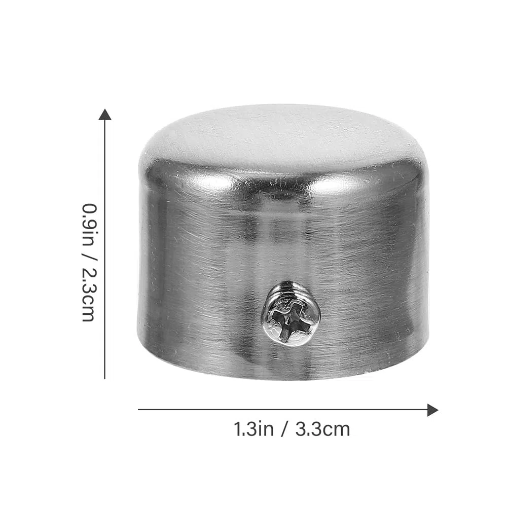 Alipis 4Pezzi Tappi Terminali per da Premium Design e Facile Installazione per Decorare Finestre Adatti Bastoni per Tende e Tende