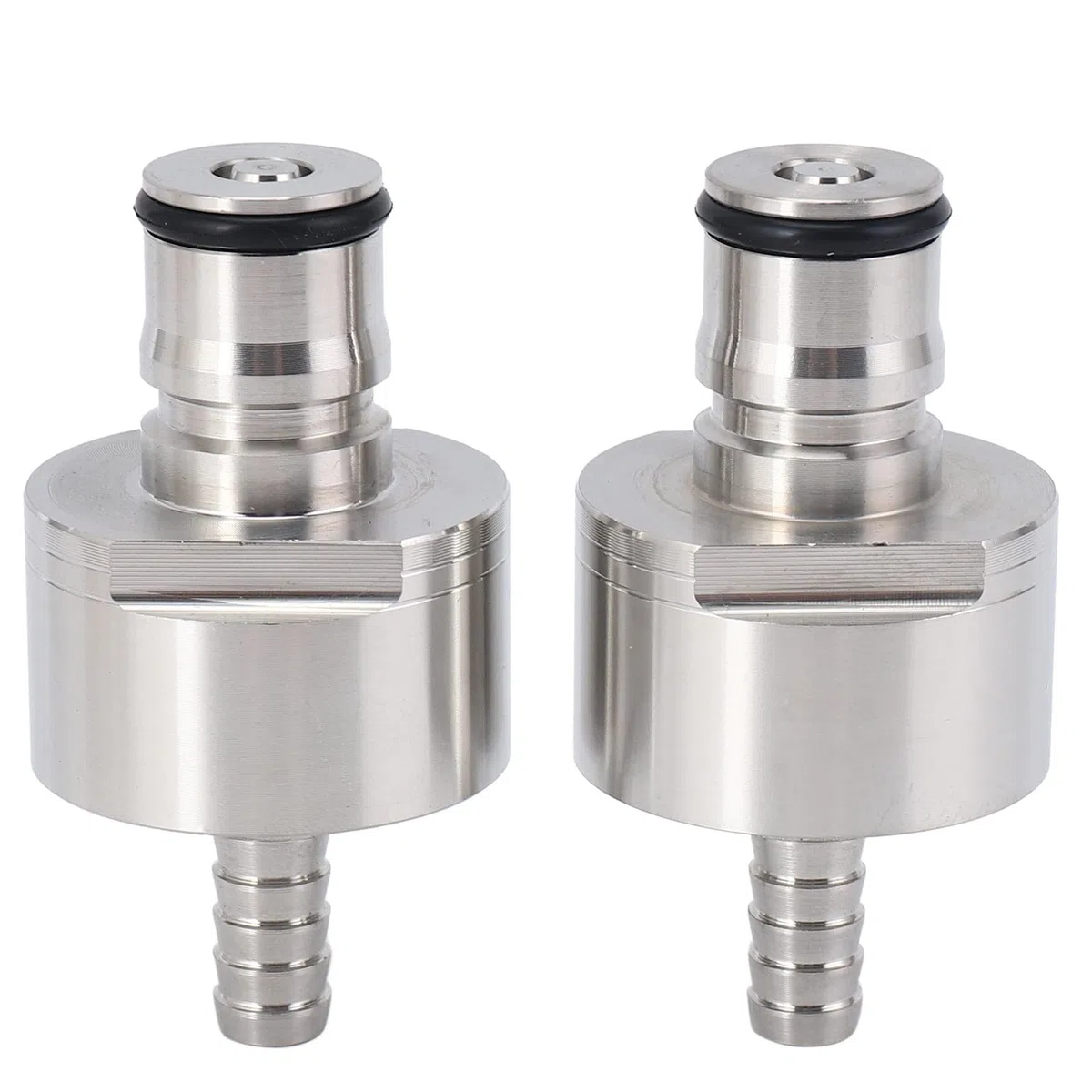 2 pz/ 304 in acciaio Carbonation Cap 5/16 pollici Barb, Ball Lock Type, Fit Drink PET Bottiglie, Homebrew Kegging