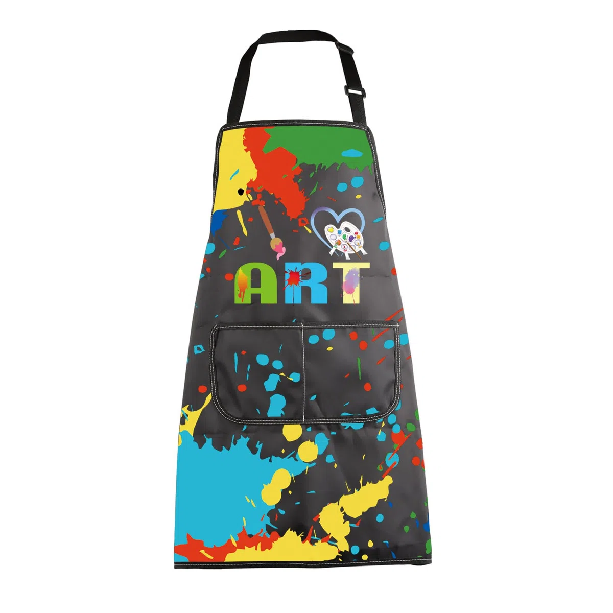 BNQL Grembiule da pittore con tasche per artisti pittori regali per amanti dell'arte regalo per insegnanti d'arte grembiule da pittore
