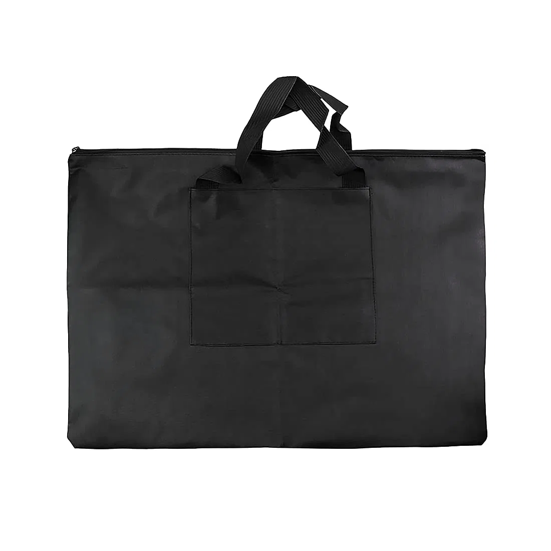 QUUPY 1 borsa in tela impermeabile per disegno artistico, per mettere studenti e lavori artistici, nero, 680 mm x 530 mm