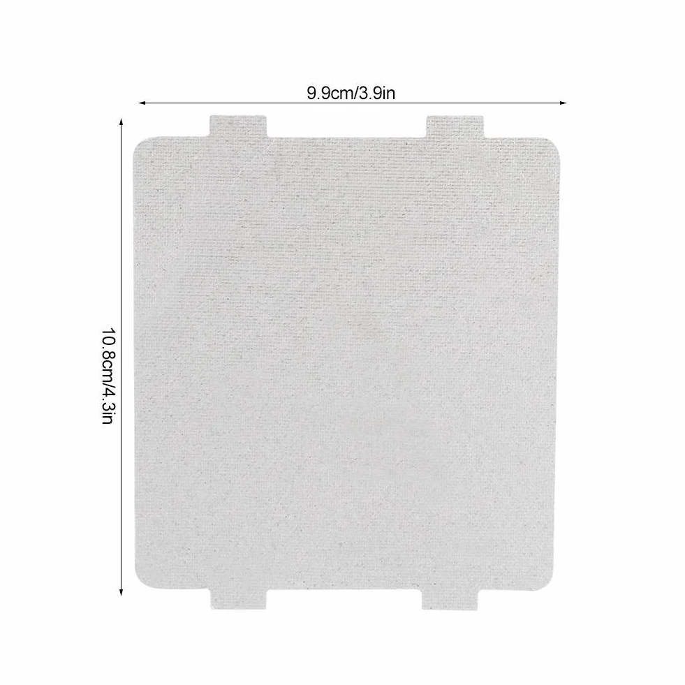 TOPINCN 10 Pezzi Coperchio Guida d'onda Forno a Microonde Foglio di Mica Ispessito Accessorio per Microonde 108x99mm