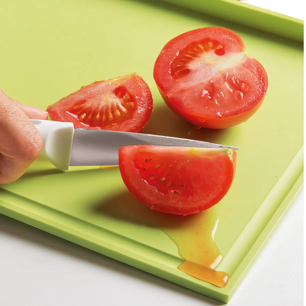 Guzzini - Kitchen Active Design, Non Clip Chop Tagliere - Bianco, 23x29.4x0.5 cm - 29280011