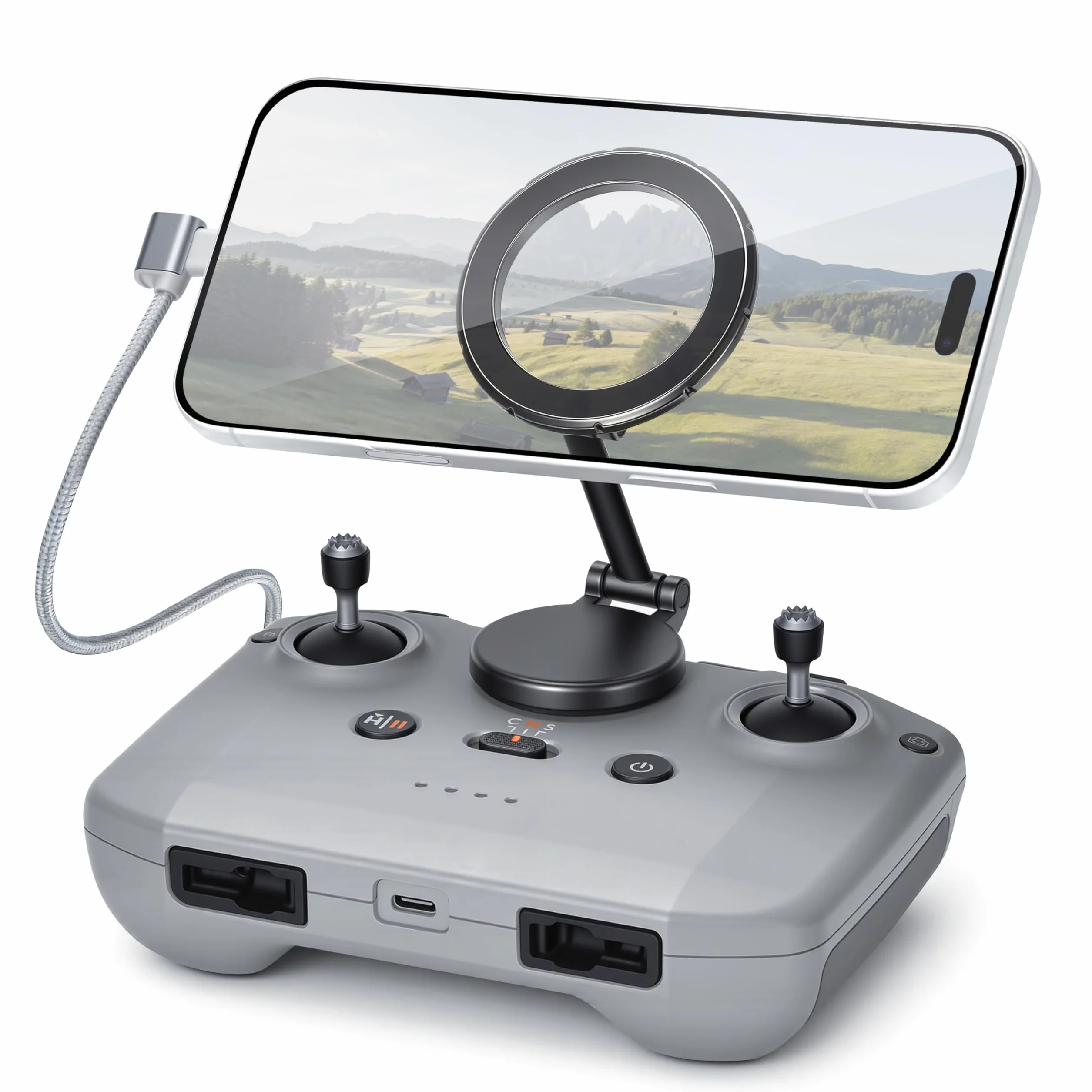STARTRC Supporto magnetico regolabile per telecomando RC-N1 / N2 / N3 per DJI LITO X1/Neo/Mini 4 Pro/4K/3/2/2 SE Air 3S/3 droni accessori