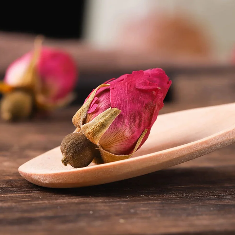 Boccioli di Rosa Essiccati Naturali Petali di Rosa Essiccati Decorativi - 200g