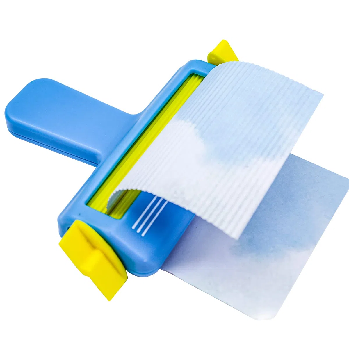 KRUCE Strumento per la piegatura della carta, strumento per la creazione di carta ciano, strumento per la creazione di onde, strumento con pomello, per fai da te, artigianato, scrapbooking