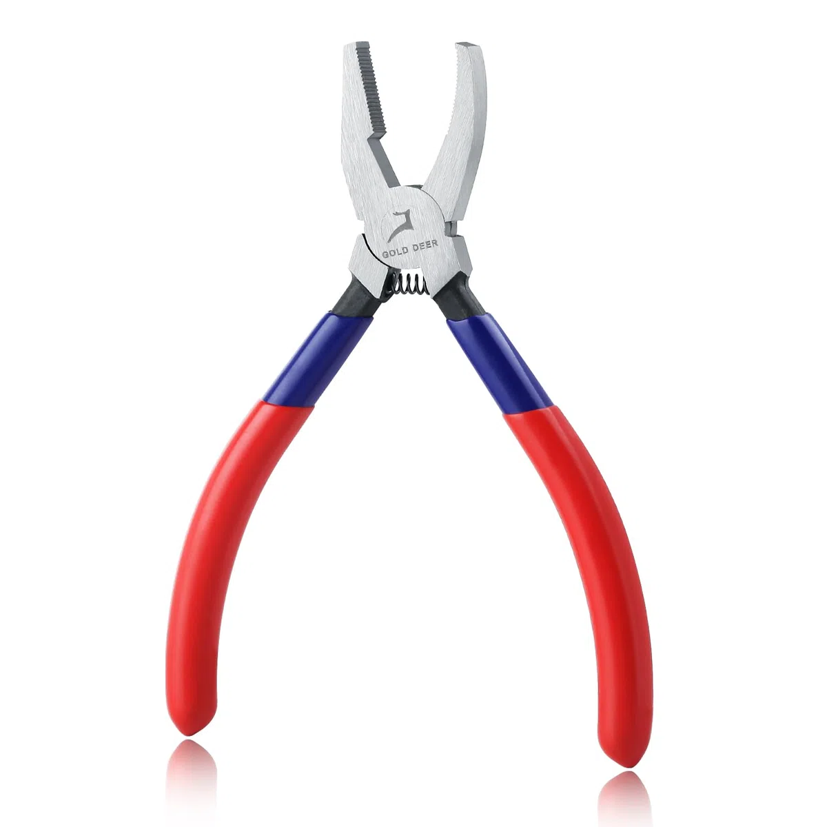 Pinze da 15,2 cm per rottura del vetro, pinze per fresatura di vetro, pinze per scanalare vetro, pinze a ganascia curva, pinze per Grozier, strumento di taglio per mosaici, strumento di