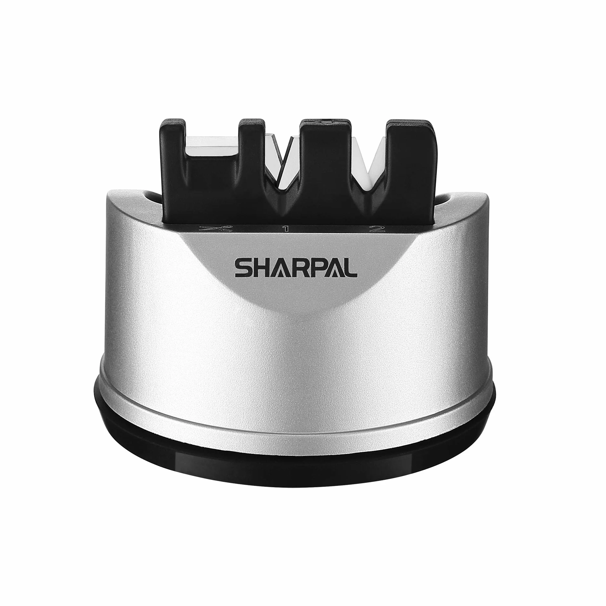 SHARPAL 191H Affilatrice tascabile per coltelli da cucina e forbici, per lame dritte e dentellate, con affilatura a 3 fasi per riparare e ripristinare le lame