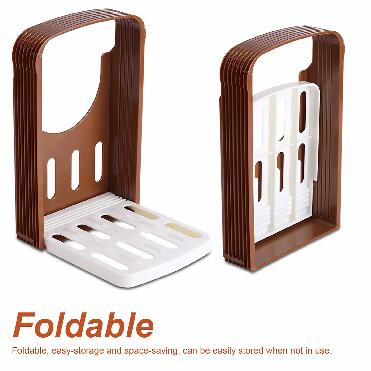 Affettatrice per pane, affettatrice per pane manuale guida per il taglio del pane tostato tagliere il pane con supporto per briciolare con 4 diversi spessori sandwich maker toast affettatrice