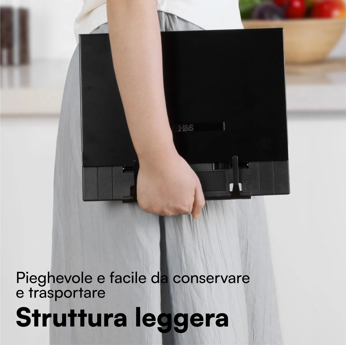 H&S® leggio per ricettari e libri
