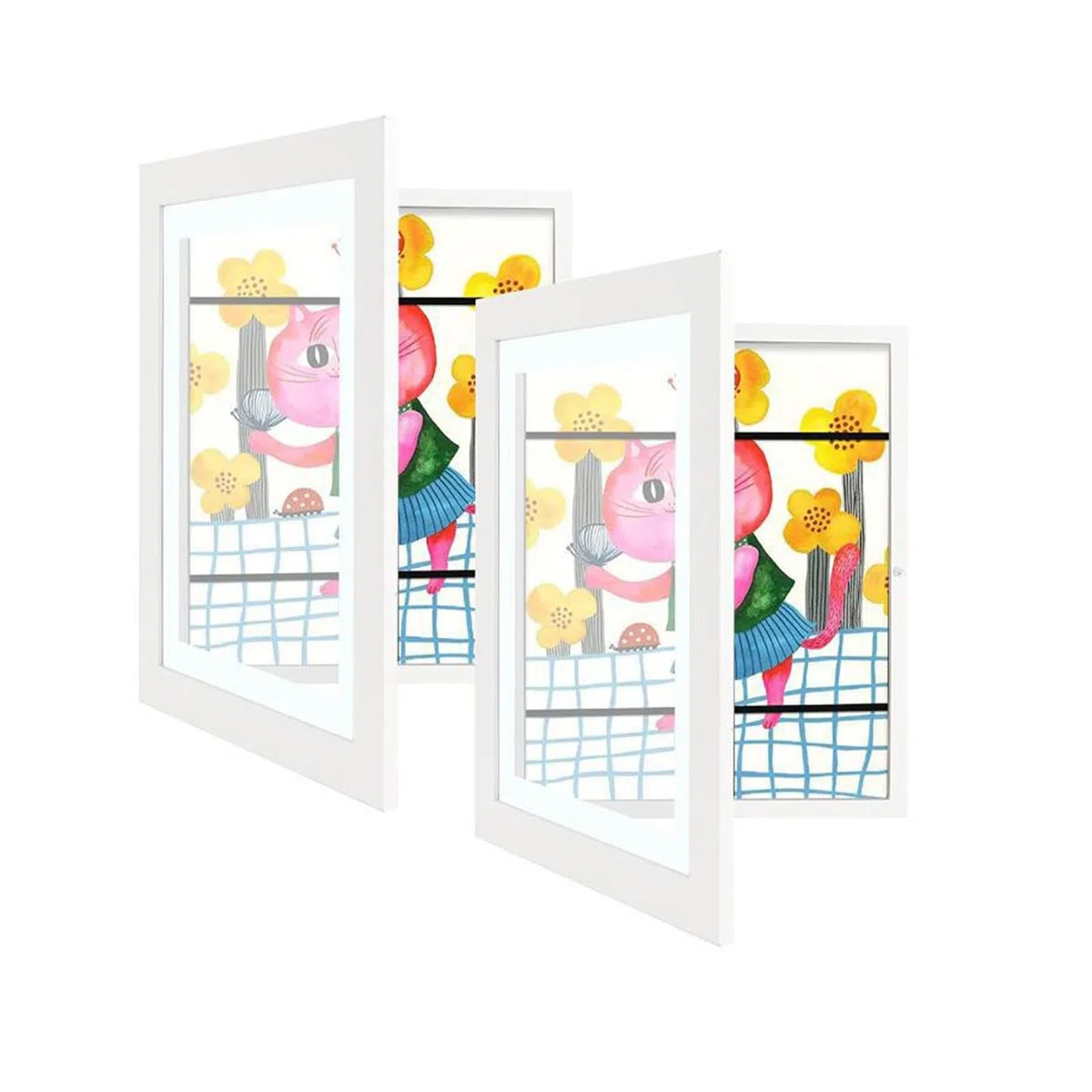 Kids Art Display Frame | Front Opening Art Frames Kids | Decorative Photo Frames Kids | Framed Artwork Kids Wall Art Display Frame Kids Kids Picture Display Frame Childrens Art Frame With Opening