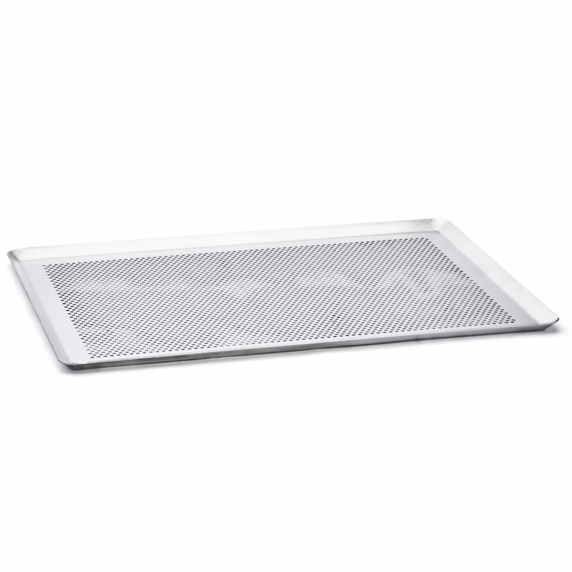 DE BUYER -7367.40 -piatto pasticceria alu. bordo perf p 40x30cm, Metallo