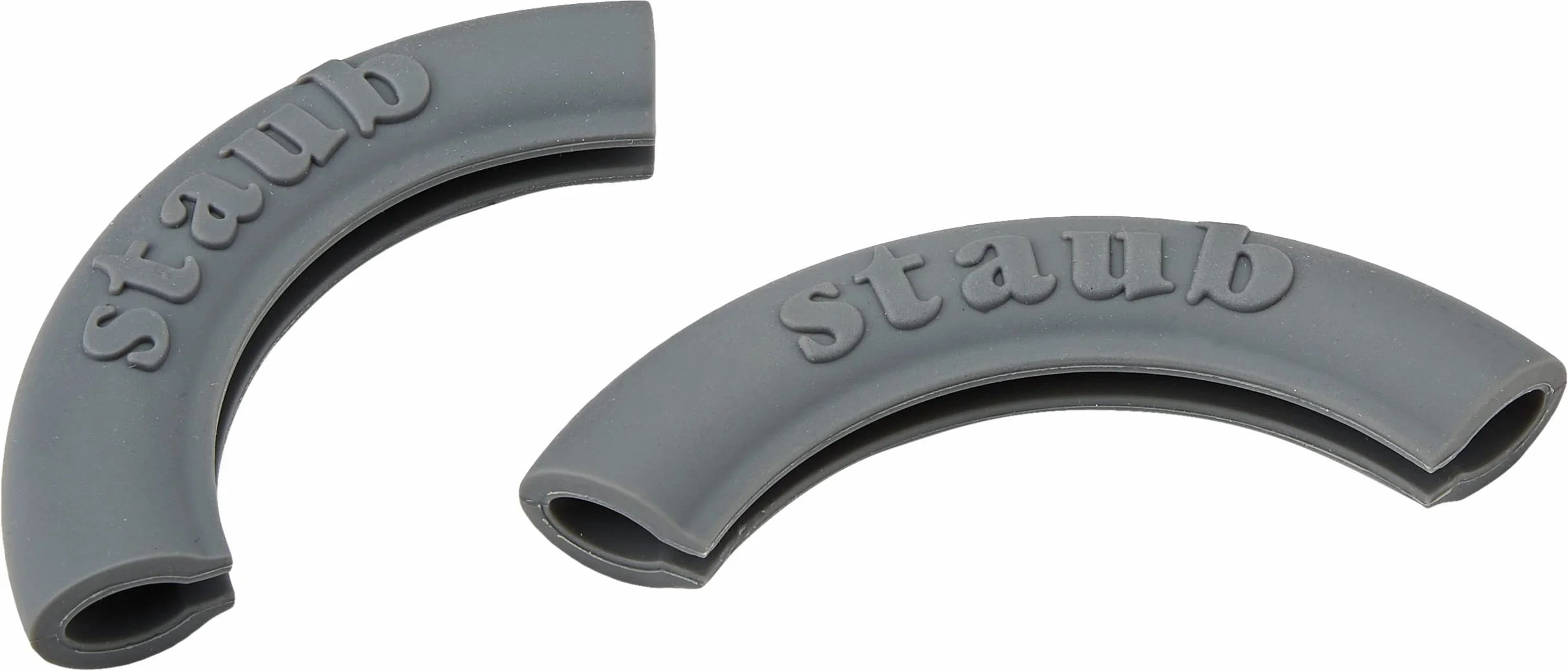 Staub 40509-916-0 Manici in Silicone, Grigio