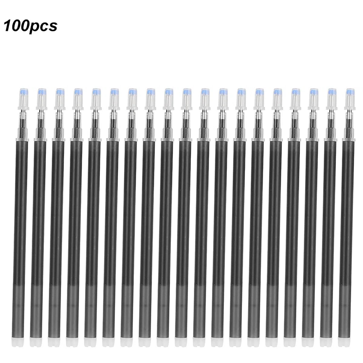 100pcs Penne cancellabili a caldo Ricarica Penne per marcatura di stoffa Penne cancellabili per marcatura di stoffa Penna a scomparsa automatica Quilting Sartoria(black)