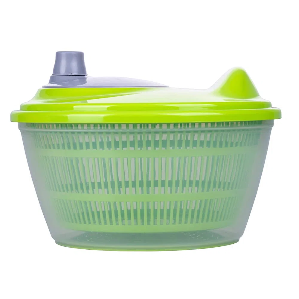 Galileo Casa 5911117 Centrifuga per Insalata con manovella Manuale, cestello Estraibile, Ø 24 cm, 4 L, Plastica, Assortito