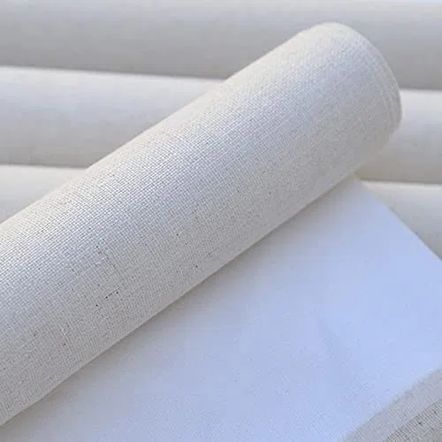 Rotolo di Tela per Dipingere Rotolo di tela per pittura Rotolo di tela Rotolo di tela da 5 m Tela bianca professionale per pittura Strato di pittura a olio acrilico Tela in misto lino Primer Fornitur