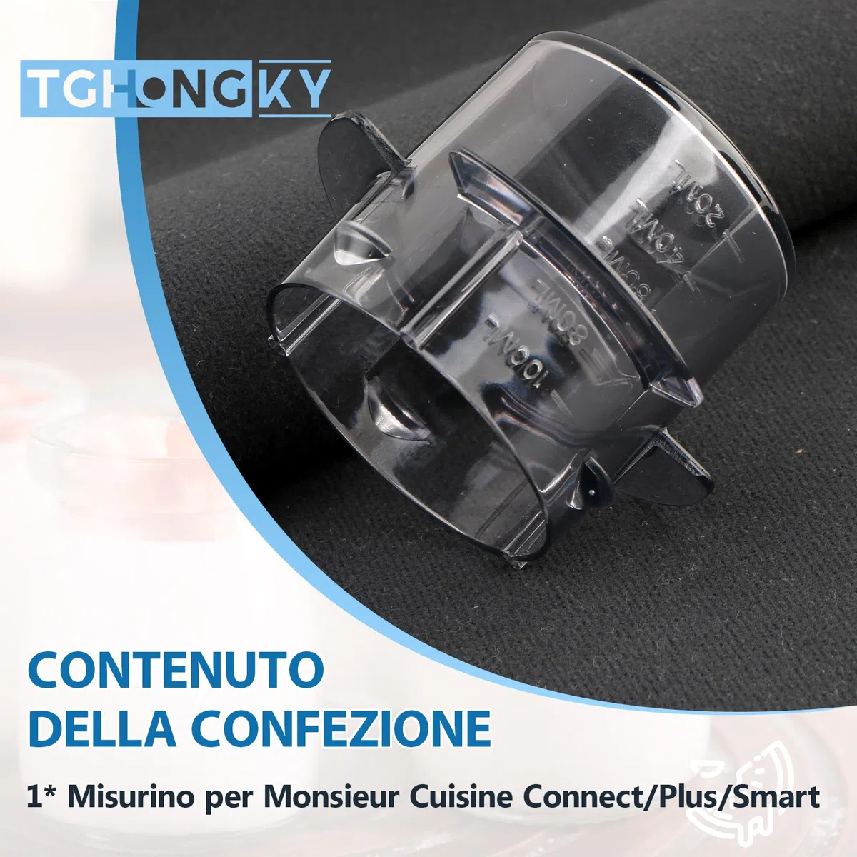 Misurino per Monsieur Cuisine Connect Misurino Accessori per Monsieur Cuisine Smart/Plus Tazza di Misurazione XXX