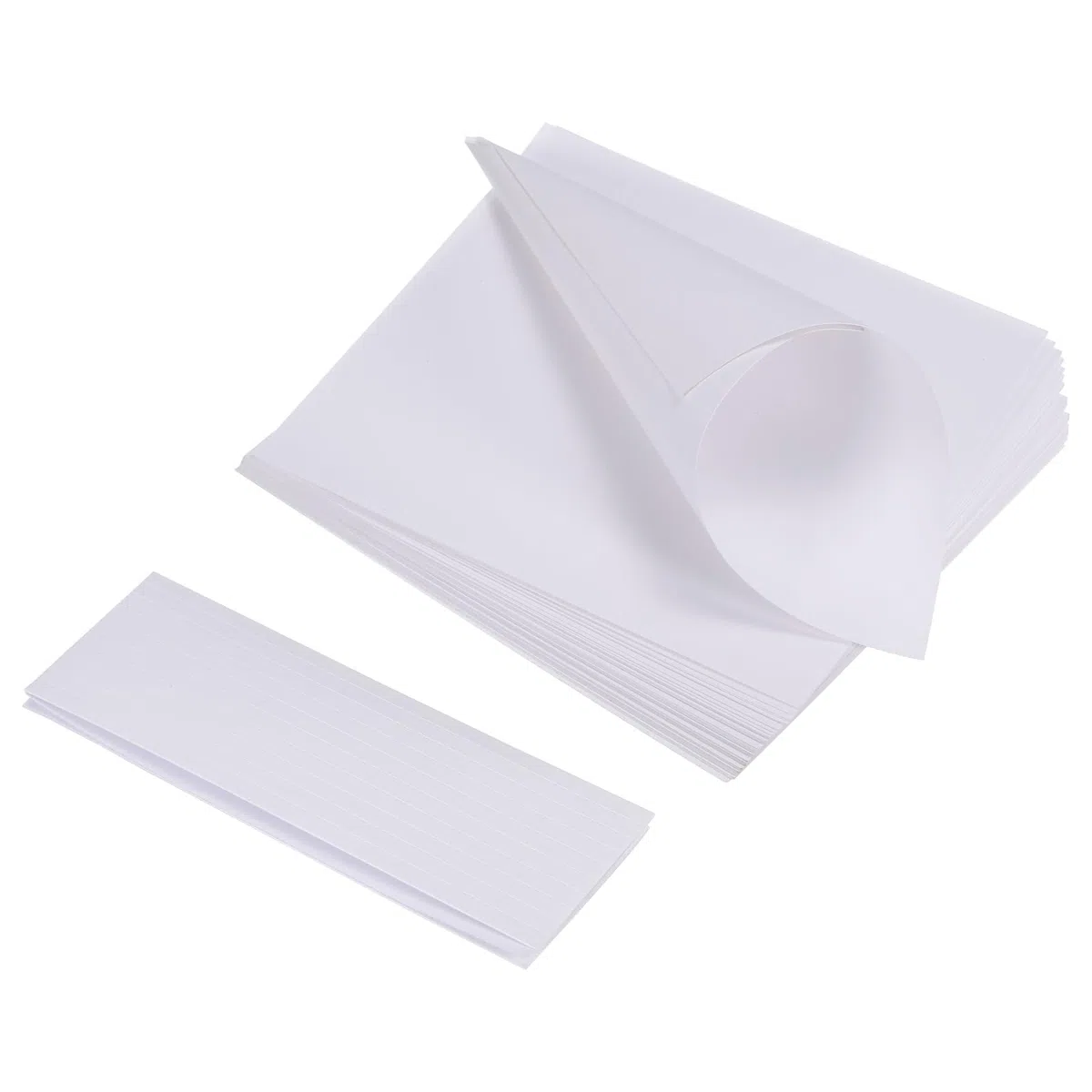 PATIKIL Matrimonio Coriandoli Scatola Supporto Cono, 50pz Fiore Coriandoli Petalo Cono Carta Supporto con Biadesivo Adesivo Nastro per Matrimoni Feste, Bianco