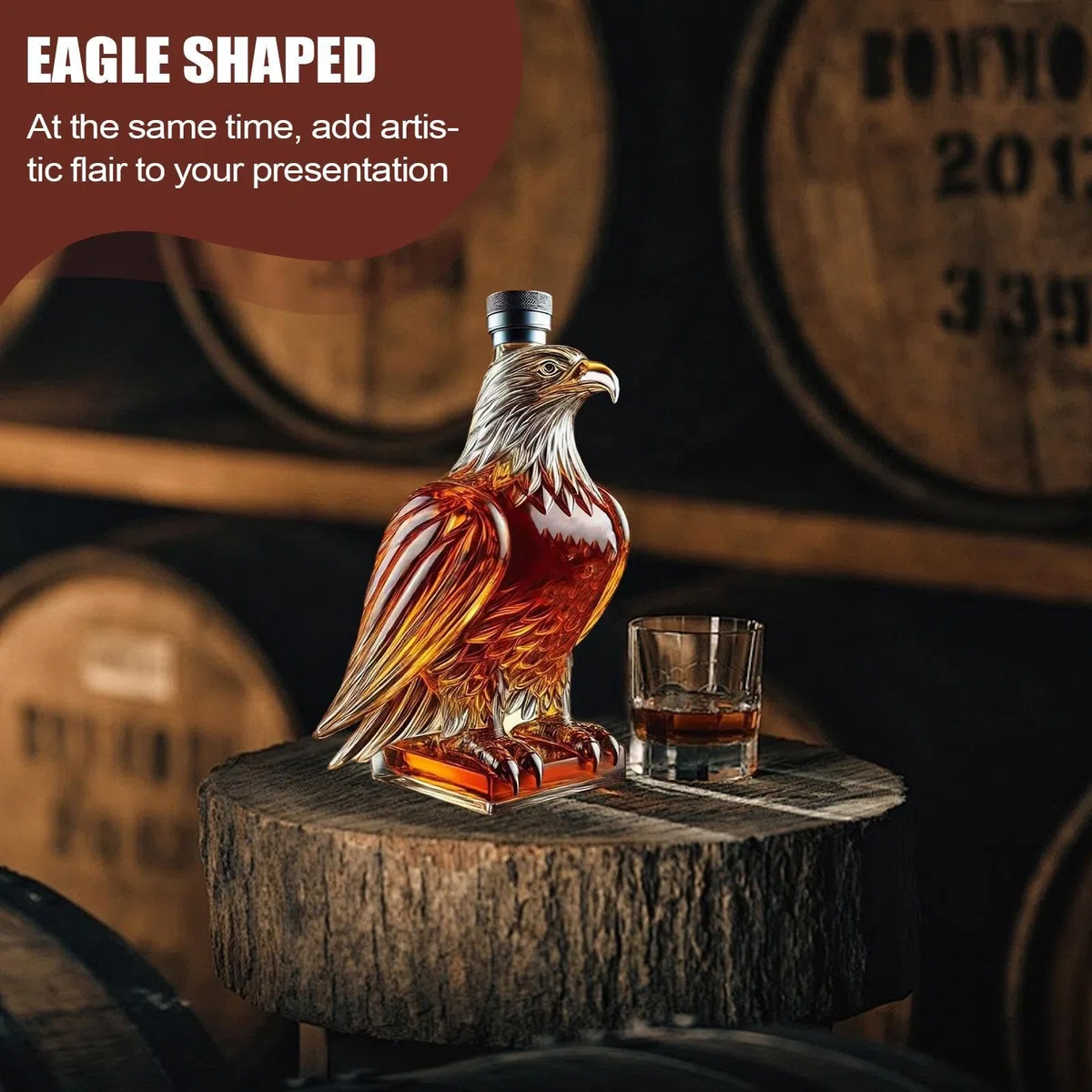 Bottiglie Per Whisky - Bottiglia Whisky in a Forma di Animale,Contenitore Originale E Divertente Per Degustazione Di Birra Matrimonio Eventi Festa Del Papà Collezionisti Vino