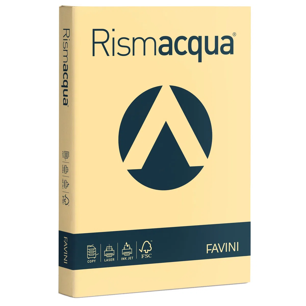 Favini A67R104 Cartoncino Colorato Rismacqua, camoscio 02, 125 Pezzi