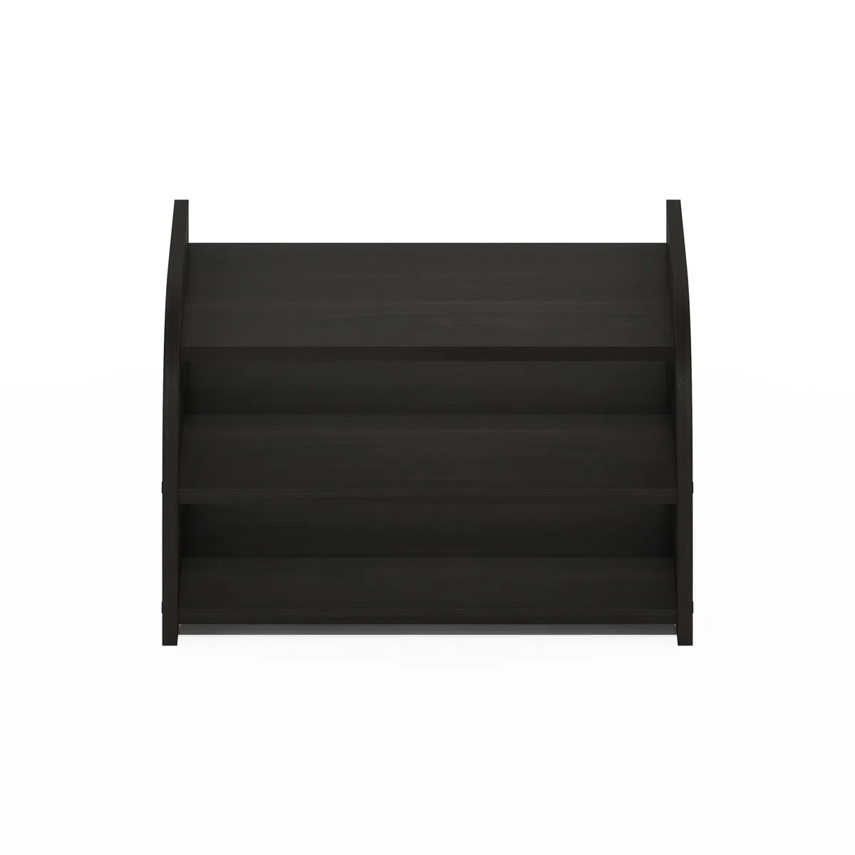 Furinno CLASSIC Organizzatori e Accessori da Scrivania, Rialzo Monitor a 3 Livelli, Organizzazione da Ufficio, Mensola Libreria, Accessori da Scrivania per Ufficio, Espresso