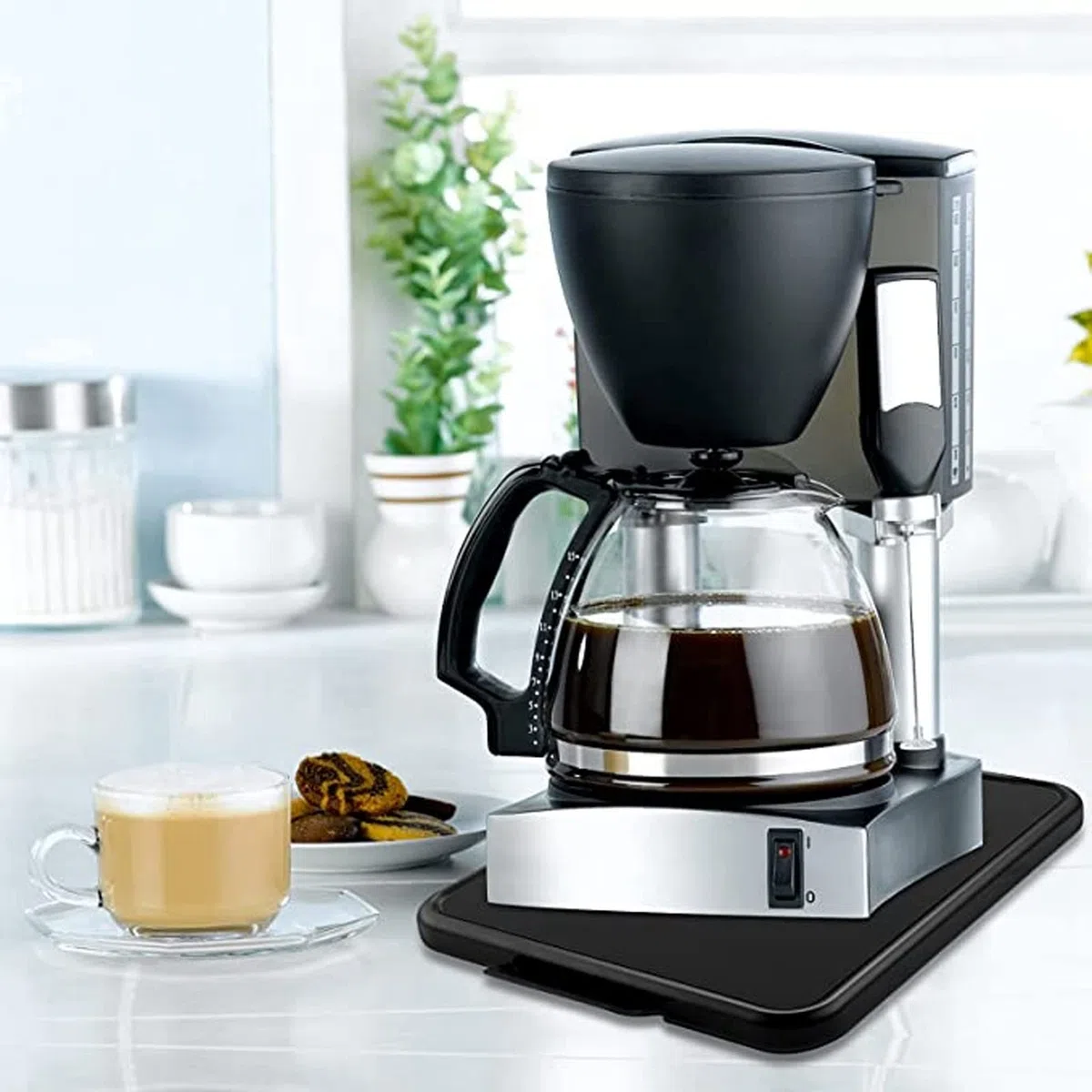 Vassoio Scorrevole da, Dispositivo di Scorrimento per Elettrodomestici per Macchina da caffè con Elevata capacità Portante Vassoio Scorrevole da Bancone Facile da Usare
