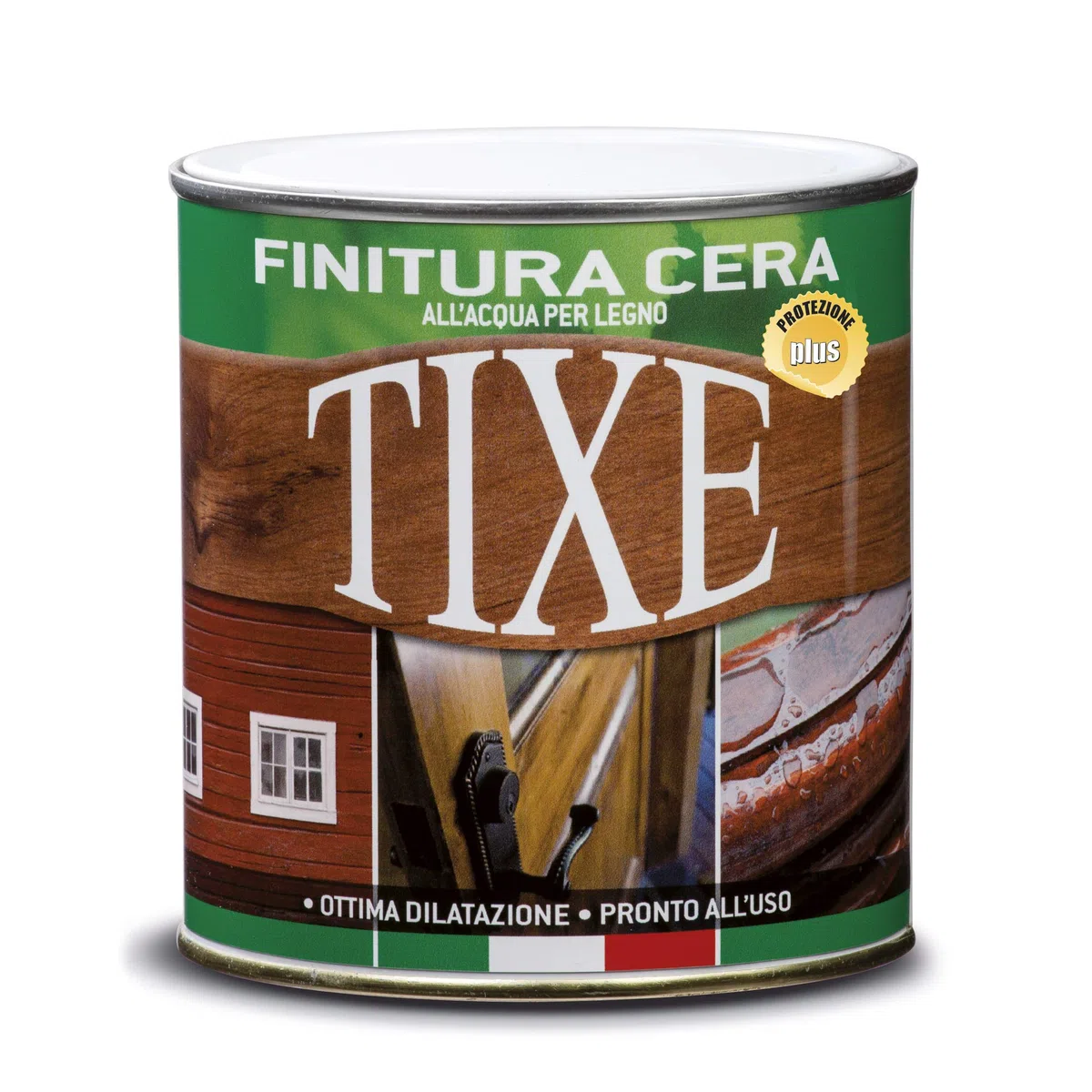 TIXE 631.603 Finitura a Cera all'Acqua per Legno, Mogano, 750 ml