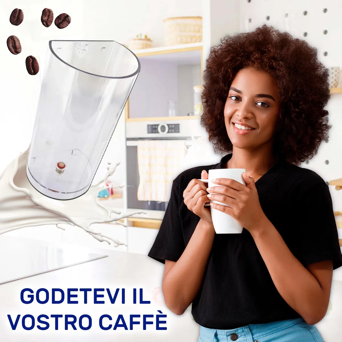 Serbatoio Acqua per Macchina Caffè Cialde con Codice Originale MS-625004 per Krups per Dolce Gusto Genio S - MADE IN EU - Garanzia di 10 Anni - MONTERAL