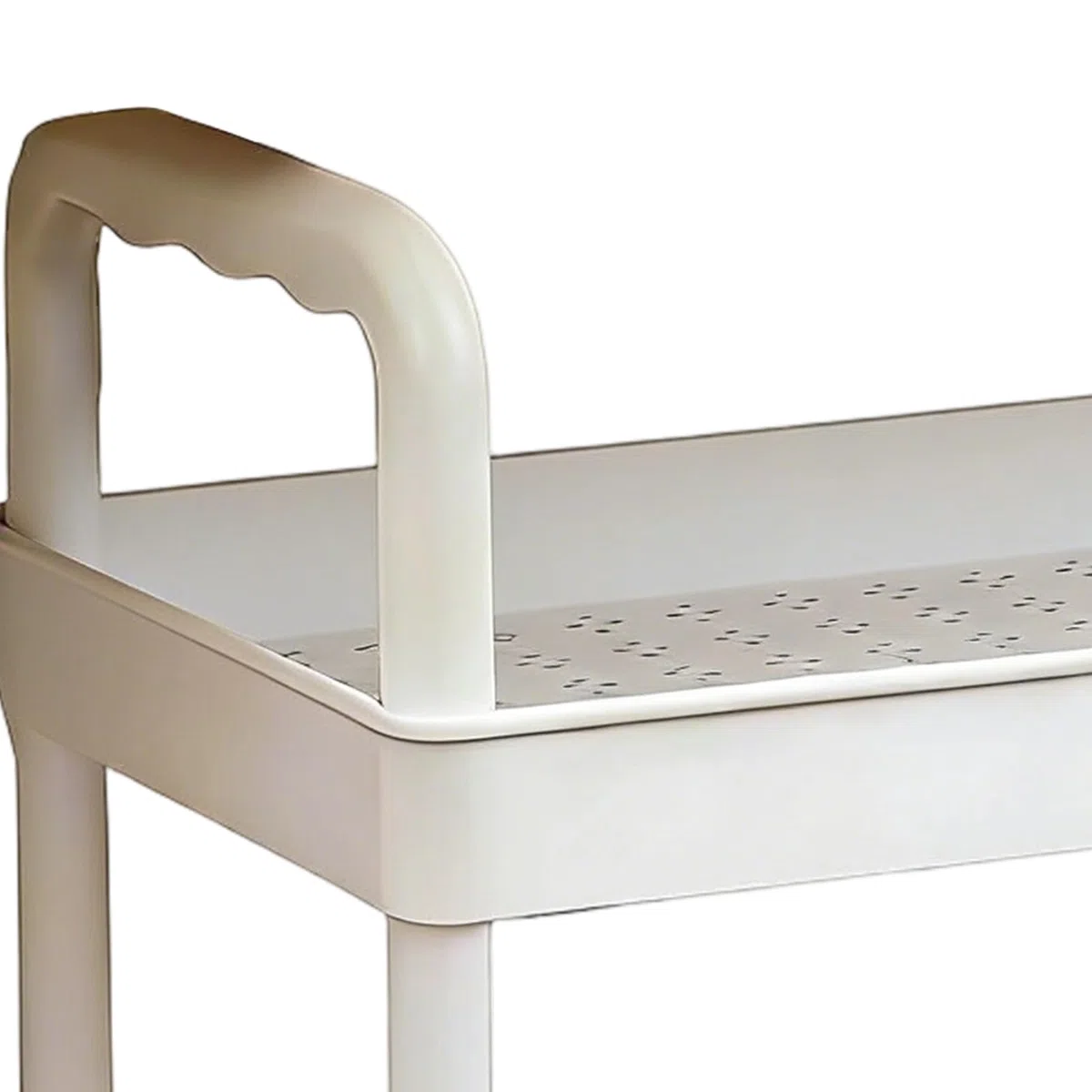 Carrello Con Rotelle Per Conservazione A 2 Livelli Con Ruote, Organizzatore Risparmia-Spazio Per Cucina, Bagno, Uffici Domestici, 4 Ruote Silenziose, Carrello Utilità Leggero E Portatile