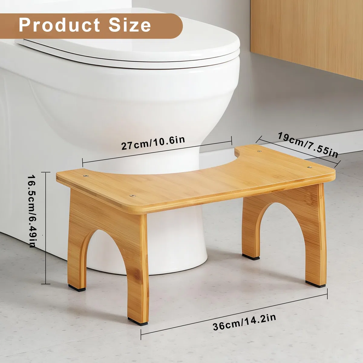 Sgabello WC per adulti e bambini, sgabello per WC contro la stitichezza, sgabello da bagno per una seduta più sana e facile digestione