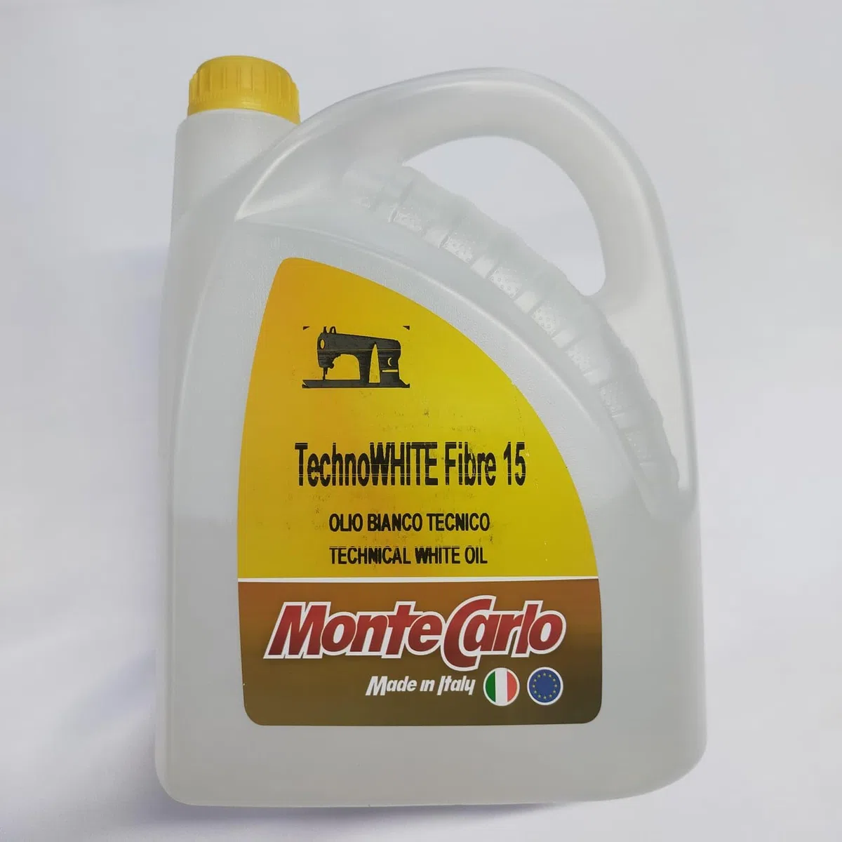 OLIO PER MACCHINA DA CUCIRE INDUSTRIALE TANICA 4 LITRI BIANCO ANTIMACCHIA XTREME
