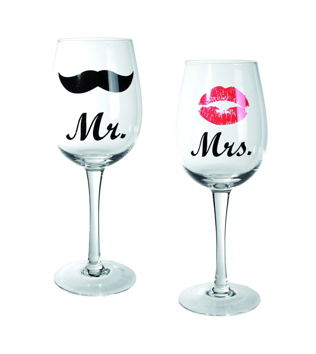 Bicchieri da Vino Mr e Mrs