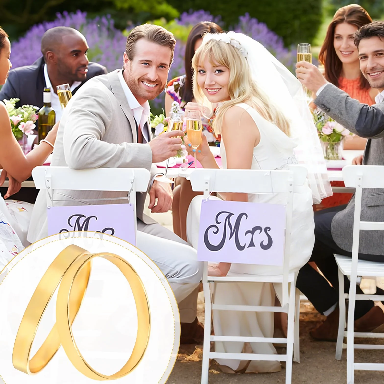 30 Pezzi Anelli Portatovaglioli D'Dorato, Anello circolare, Anelli per Tovaglioli da Tavola in Metallo, Anello per Tovagliolo Eleganti per Cena Famiglia, Matrimoni, Festival