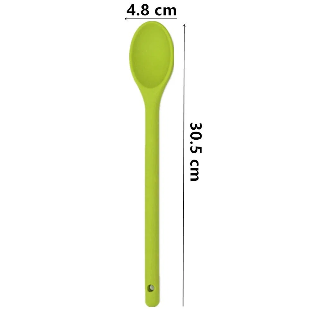 Cucchiai da cucina in silicone, resistenti al calore, 3 pezzi