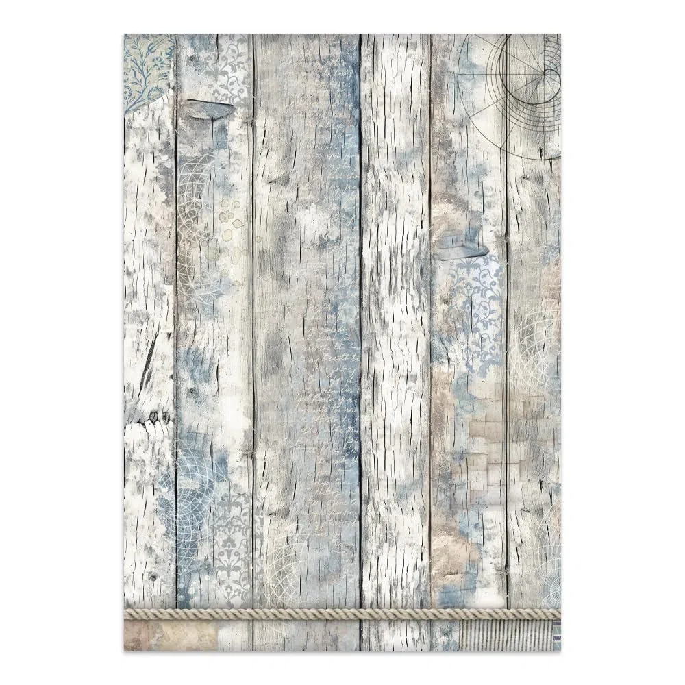 Stamperia - Junk Journal Stickers, Cut-Outs, and Backgrounds for Scrapbooks, Albums, Card Making, Bullet Journalling and More, Perfect for Hobbies, Crafts, and Gifting (Silent Sea)