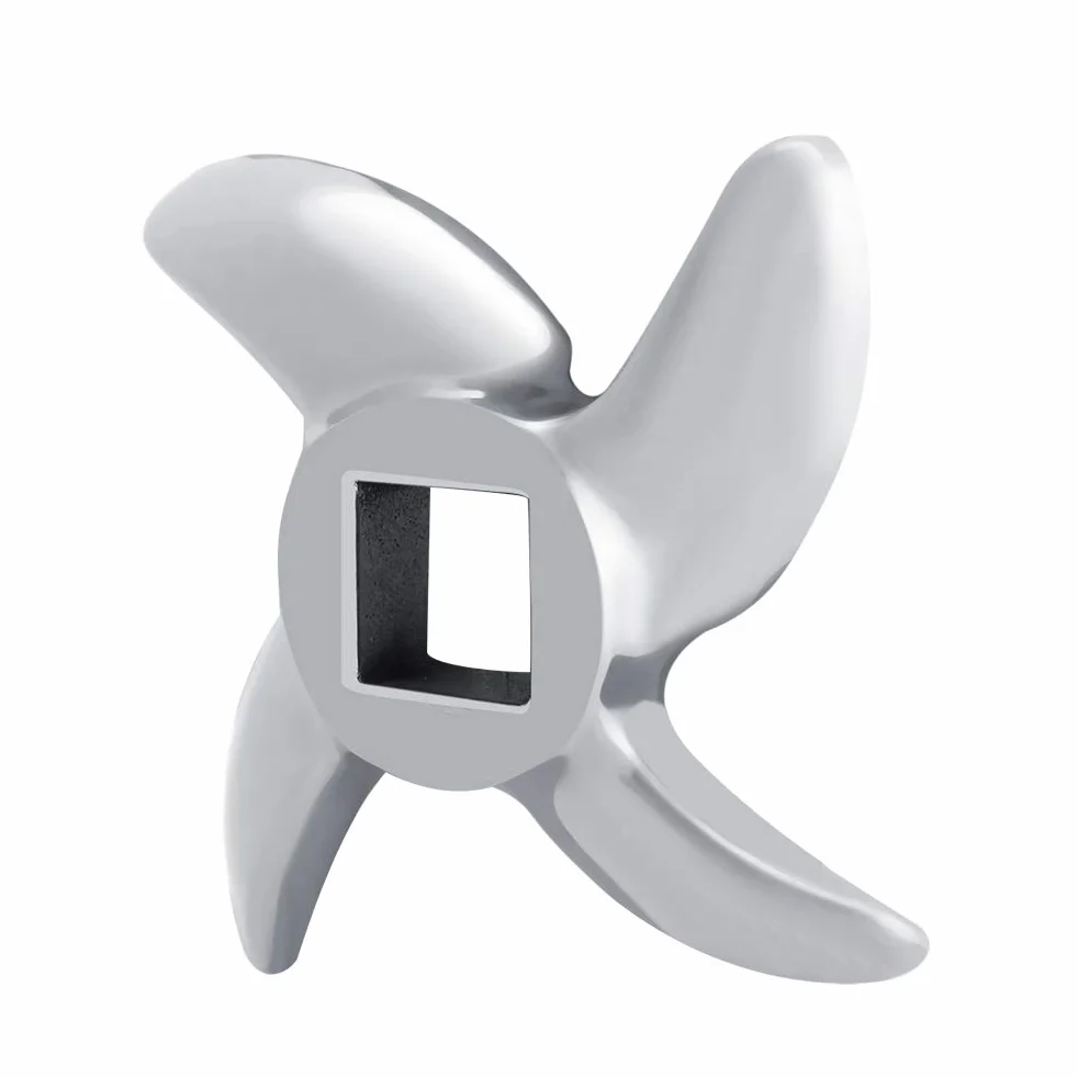 Tbest Lama per Tritacarne,Tritacarne Piastra Lama Inserto 1 Pezzo in Acciaio Inox Tritacarne Lama Tritacarne Coltello Accessori di Ricambio per Tritacarne (12#)