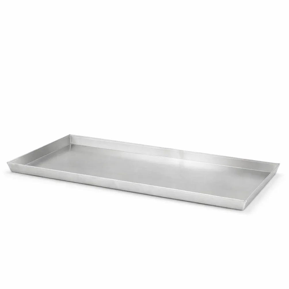 GIEMME Teglia Rettangolare Forno 37x72 cm Alluminio Alimentare Bordo Alto 3 cm Professionale