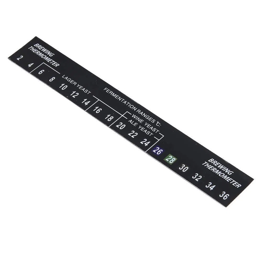 Termometro Adesivo Birra - 5 Pezzi Stick su Termometro Adesivo LCD Termometro per Birra Homebrew
