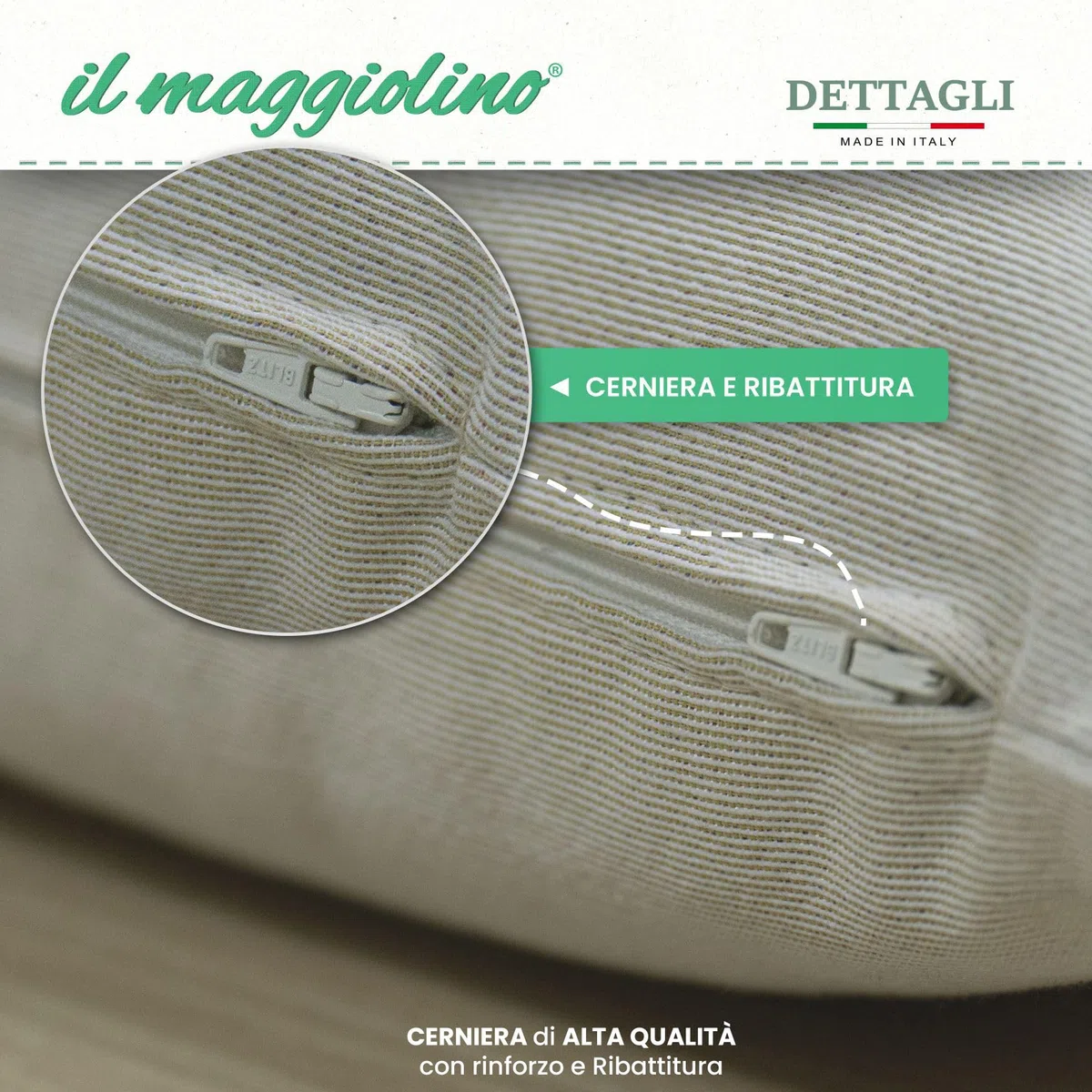 IL MAGGIOLINO | Fodera 40x40 Gobelin con Stampa Scoiattolo, Tessuto Doppio, Cerniera Nascosta, Made in Italy
