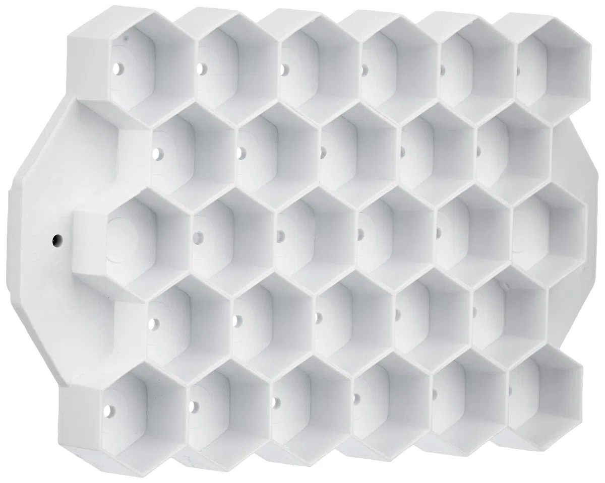 Paderno 47041-02 Stampo per Pane, Tartaruga Esagonale, Ideale per Dare Forma ai Panini, Dimensioni 14cm x 11 cm