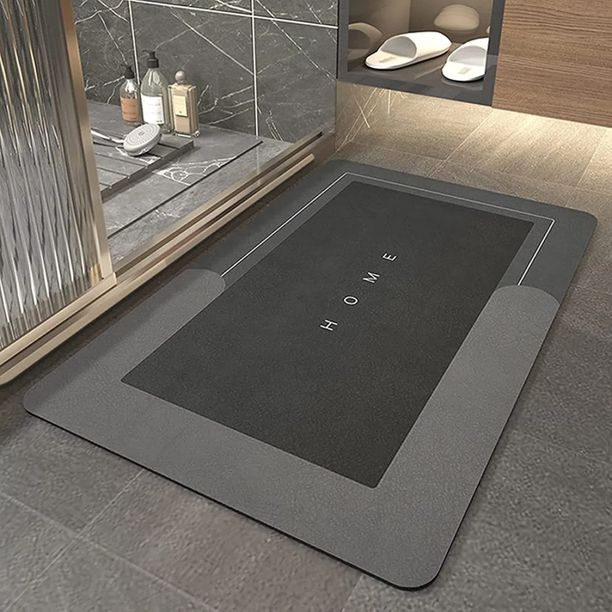 Tappetino Super Assorbente,40x60 cm Indoor Floor & Door Mat,Tappeto in Microfibra,per bagno antiscivolo lavabile, Da Cucina Con Fondo in Gomma